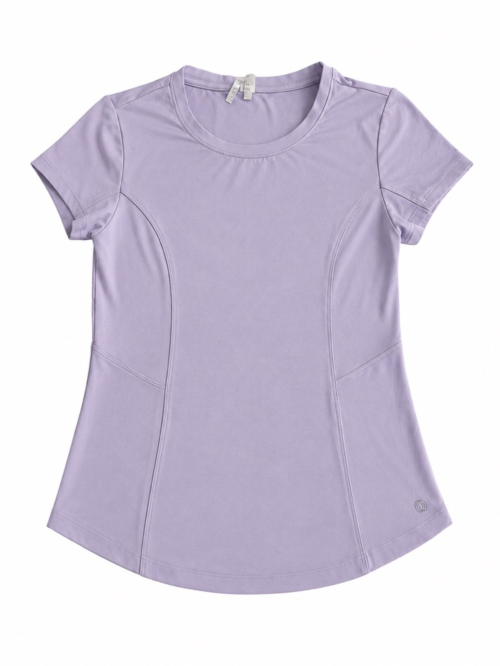 Balance Collection Lavender Short Sleeve Crew Tee - Womens XS